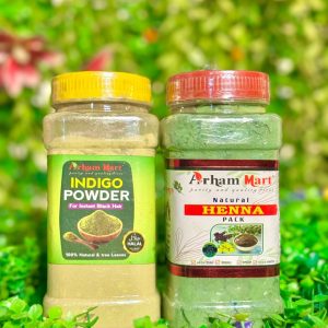 ৫০০ গ্রাম মেহেদী+২০০ গ্রাম ইন্ডিগো (রেগুলার প্যাক)